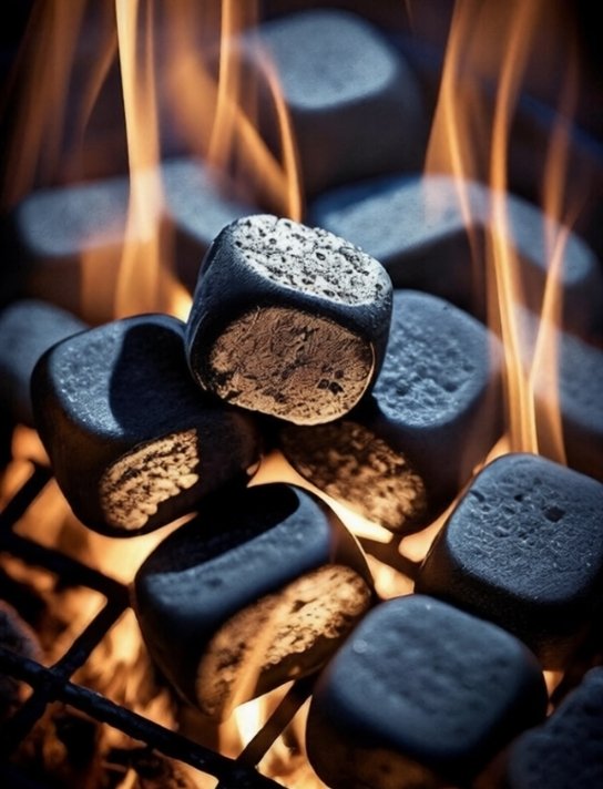 Premium charcoal briquettes for export